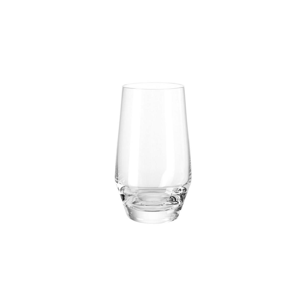 TRINKGLÄSER Puccini transparent 365 ml 6er Set - Transparent, Glas (0.365L) - Leonardo Living