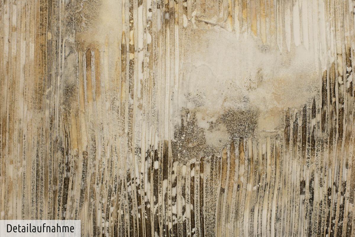 ACRYLBILD HANDGEMALT 60/80 cm - Beige/Braun, Holz/Textil (60/80cm) - KUNSTLOFT