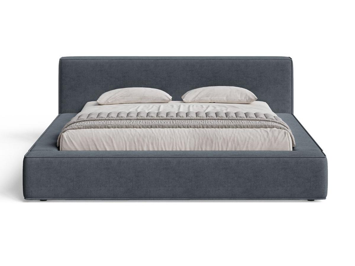 POLSTERBETT Mali 120x200 Dunkelgrau - Dunkelgrau, Textil (120/200cm) - Graingold