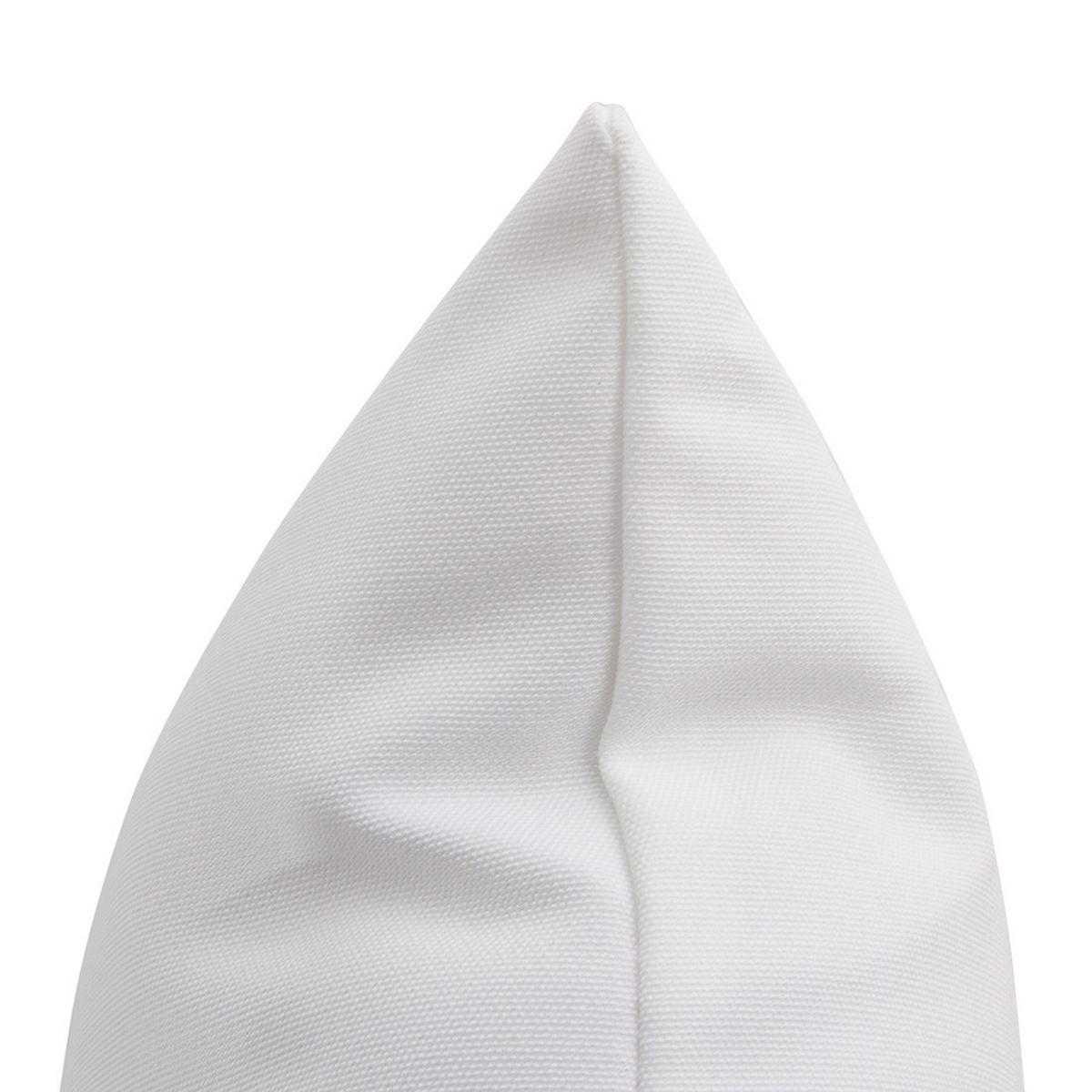 GARTENLIEGE weiß Teramo - Weiß, Textil (205/160/225cm) - Beliani