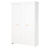 KLEIDERSCHRANK Anton - Weiß, Holz/Holzwerkstoff (119/190/52cm) - Roba