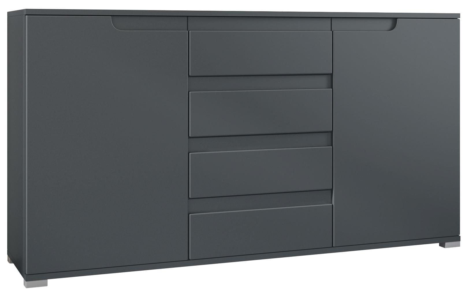 SIDEBOARD Sylt Anthrazit matt - Anthrazit, Holzwerkstoff (138.5/75.5/35cm) - Vladon
