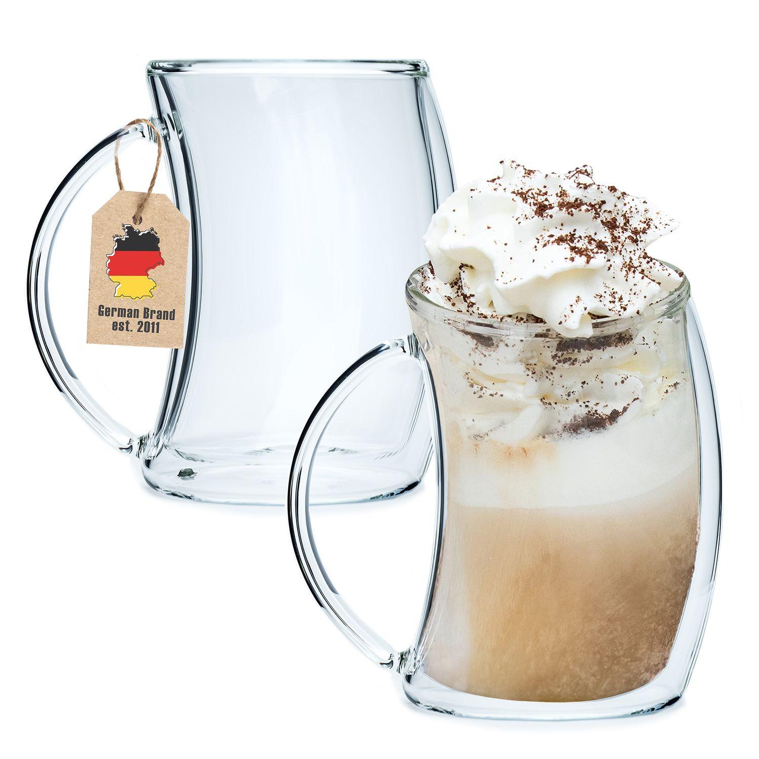 TEEGLAS 200ml (2er-Set) - Transparent, Glas (0.2L) - Intirilife