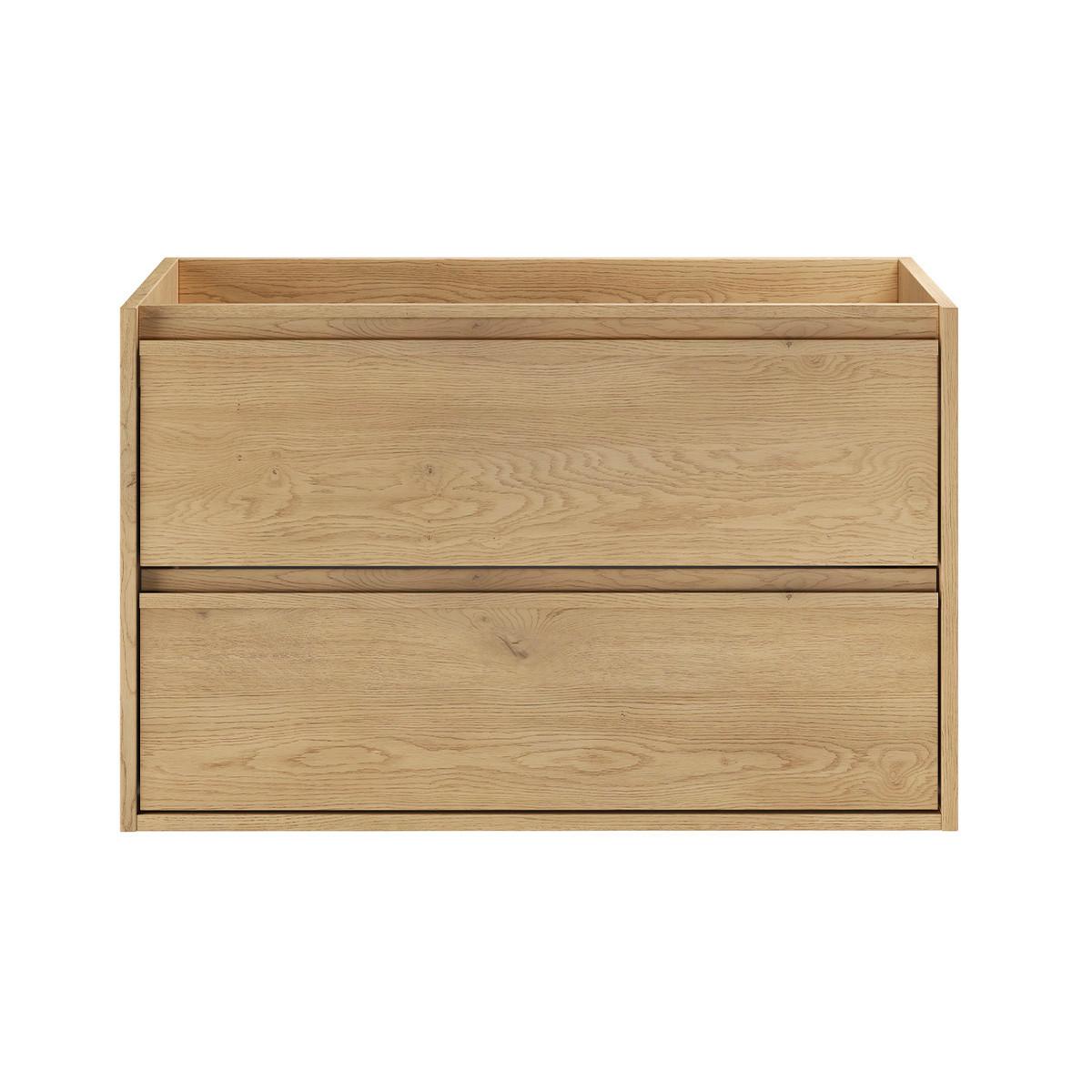 WASCHTISCHUNTERSCHRANK 80cm Edmé Holz - Braun, Holzwerkstoff (80/50/46cm) - Petits-meubles