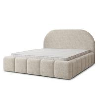 POLSTERBETT FLUSSO 160x200 cm mit Bettkästen - Creme - Creme, Holz (160/200cm) - MASSENO
