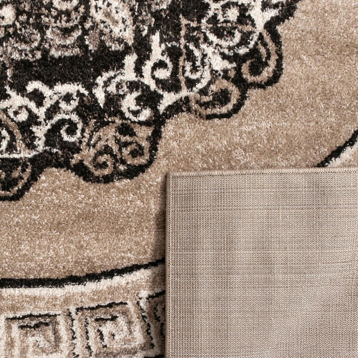 KURZFLORTEPPICH, mit Mandala-Muster, Braun, 80 x 150 cm - Braun, Textil (150/80cm) - KADIMA DESIGN