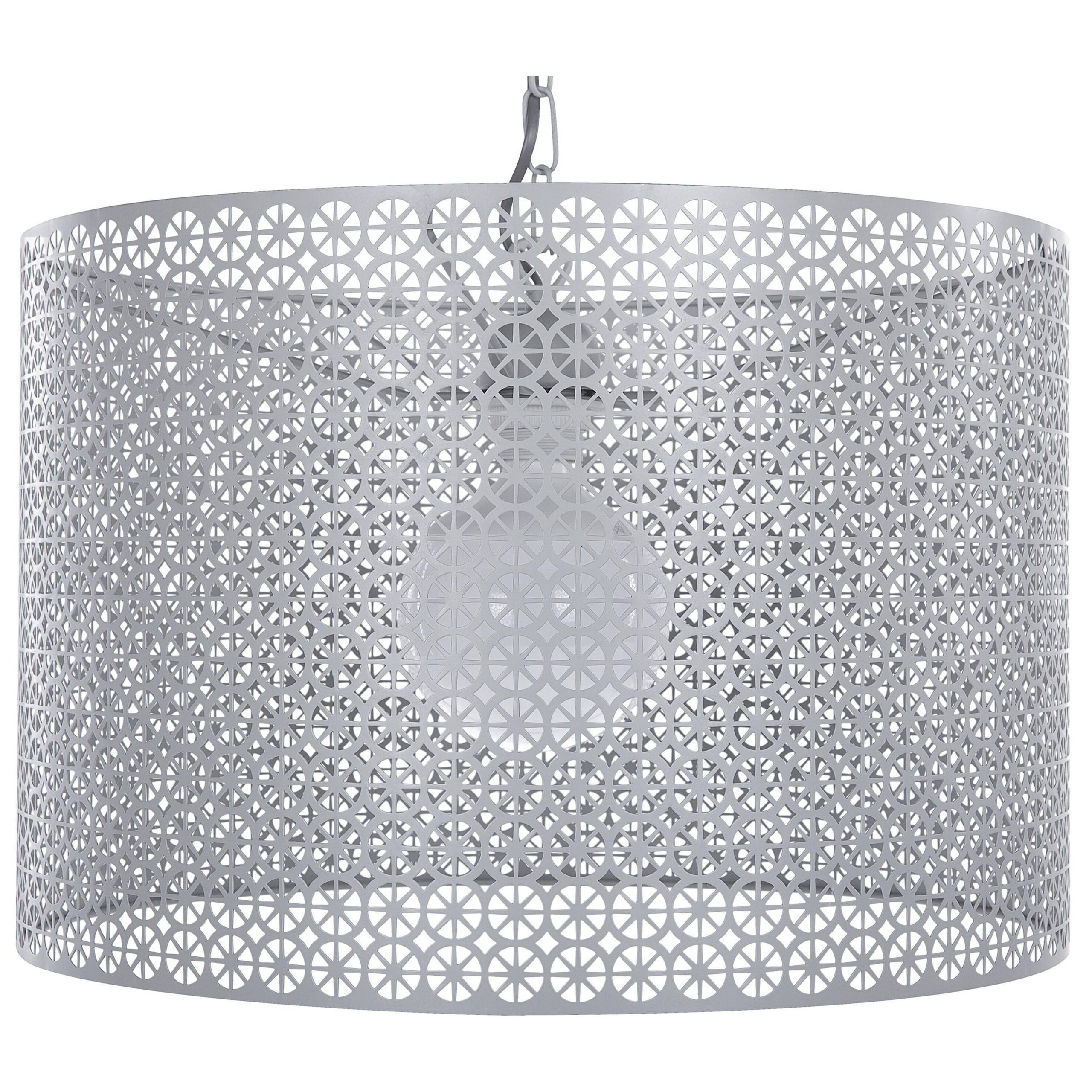 HÄNGELEUCHTE Mezen 44/44/82 cm - Grau, Metall (44/44/82cm) - Beliani
