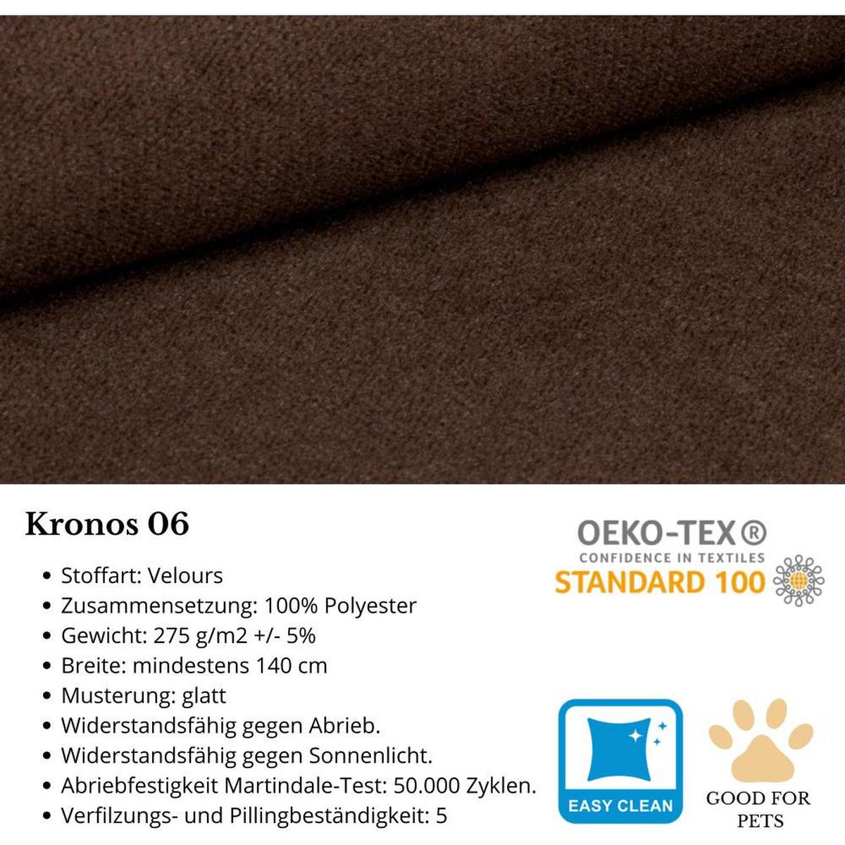 CHESTERFIELD-SESSEL Falco braun mit Holzbeinen - Wengefarben/Braun, Holz/Textil (82/102/92cm) - Beautysofa