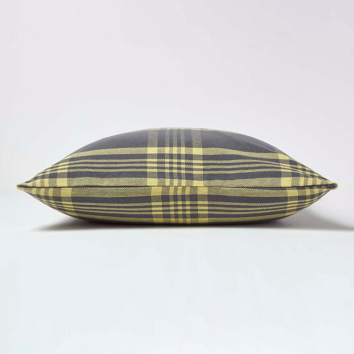 KISSENHÜLLE Schottenkaro 60/60 cm - Grau, Textil (60/60cm) - Homescapes