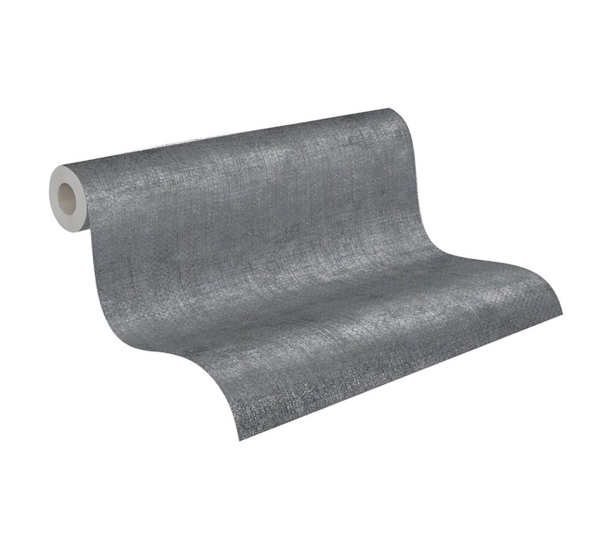 VLIESTAPETE Grau 53/1005 cm - Grau, Textil (53/1cm) - KUNSTLOFT