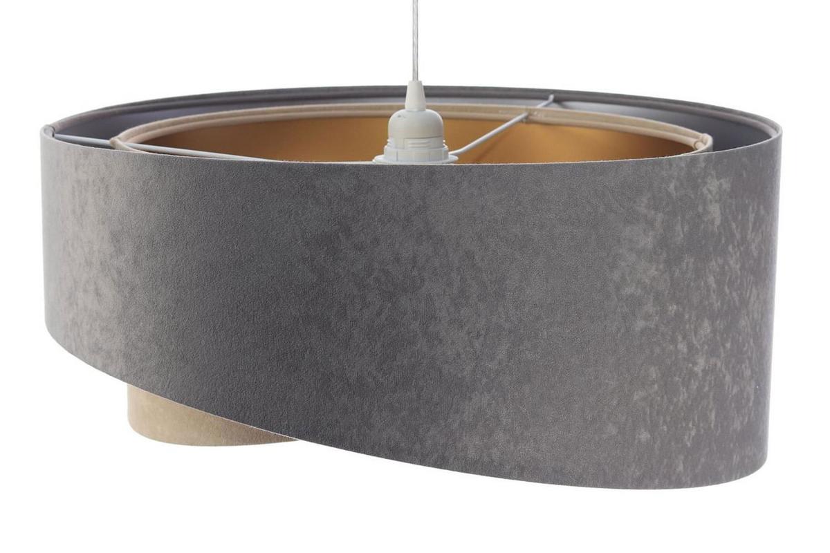 HÄNGELEUCHTE Grau 50/23 cm - Beige, Kunststoff (50/1.3/23cm) - ONZENO