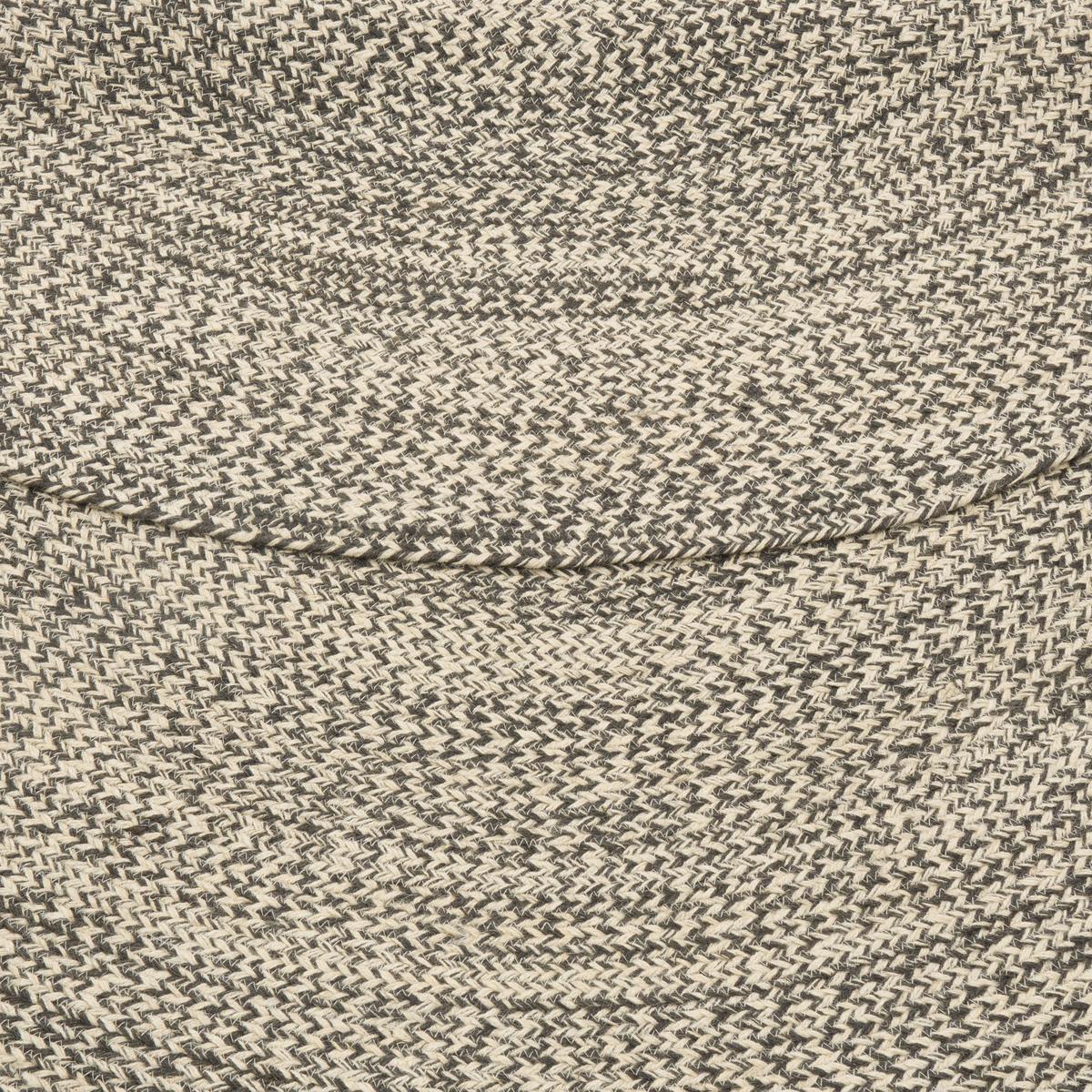 NATURFASER TEPPICH HANDGEFERTIGT JUTE KAYA RUND - Grau, Textil (120/120cm) - Pergamon