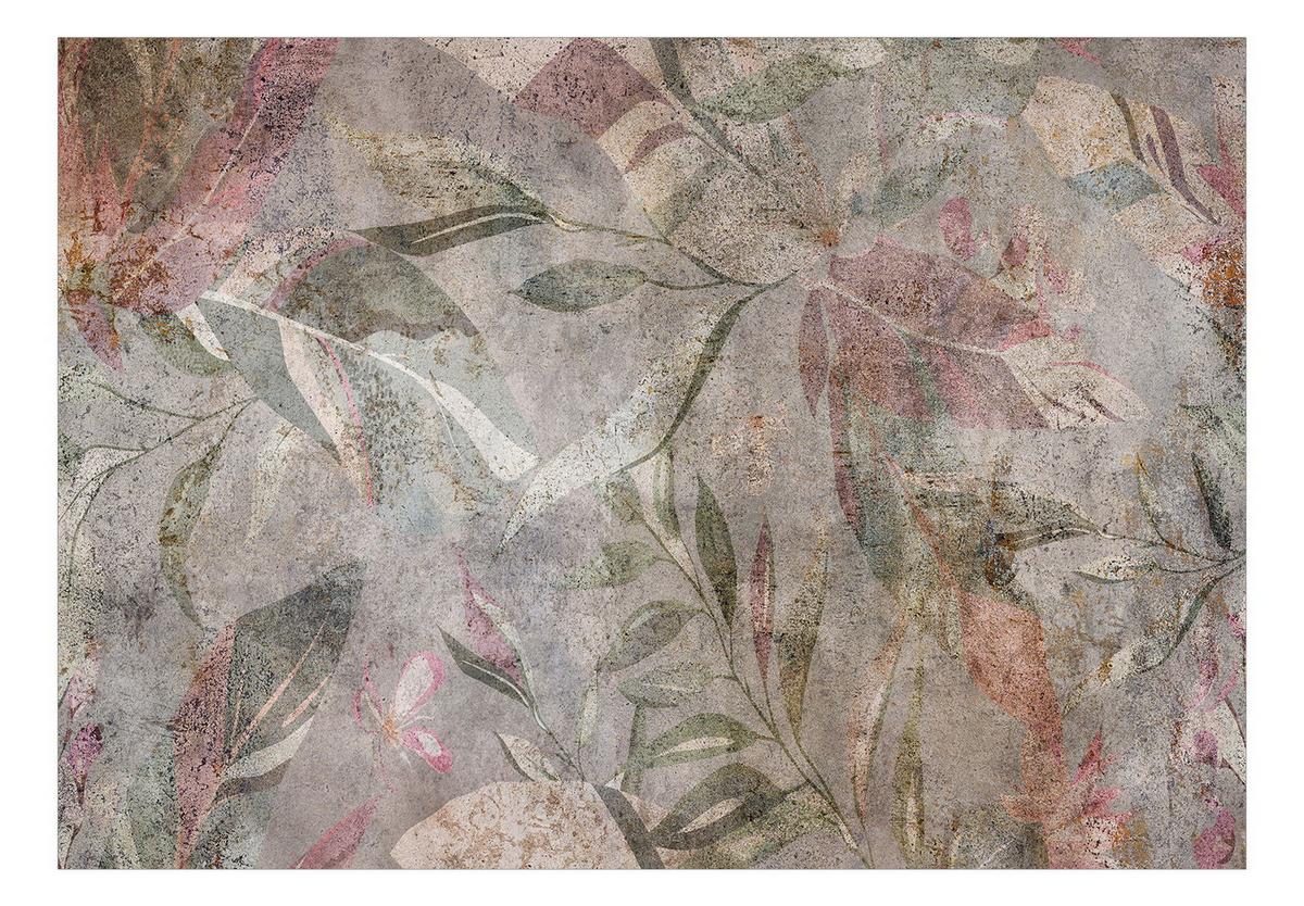 SELBSTKLEBENDE FOTOTAPETE 392/280 cm - Grau/Grün, Kunststoff/Textil (392/1cm) - KUNSTLOFT