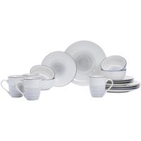 KOMBI SET Luna Grau 16-tlg. - Grau, Keramik (2/2/2cm) - Ritzenhoff Breker