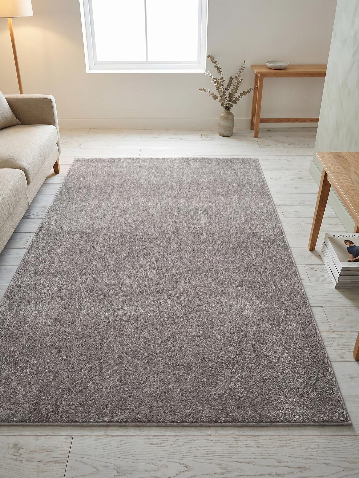 TEPPICH Kurzflor MAIN in Beige, einfarbig, 140 x 200 cm - Beige, Textil (200/140cm) - KADIMA DESIGN