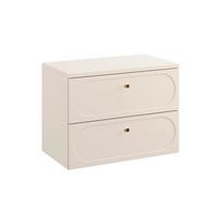 WASCHTISCHUNTERSCHRANK 80.6cm Sanae Sandbeige - Beige, Holzwerkstoff (80.6/59/46cm) - Petits-meubles