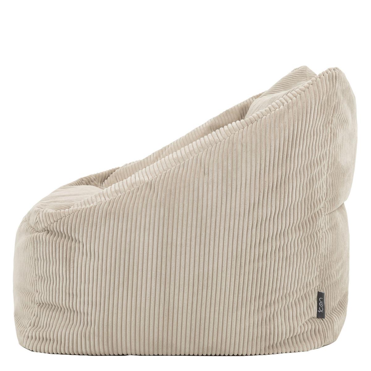SITZSACK Cord Sessel Natalia - Beige, Textil (97/73/84cm) - icon
