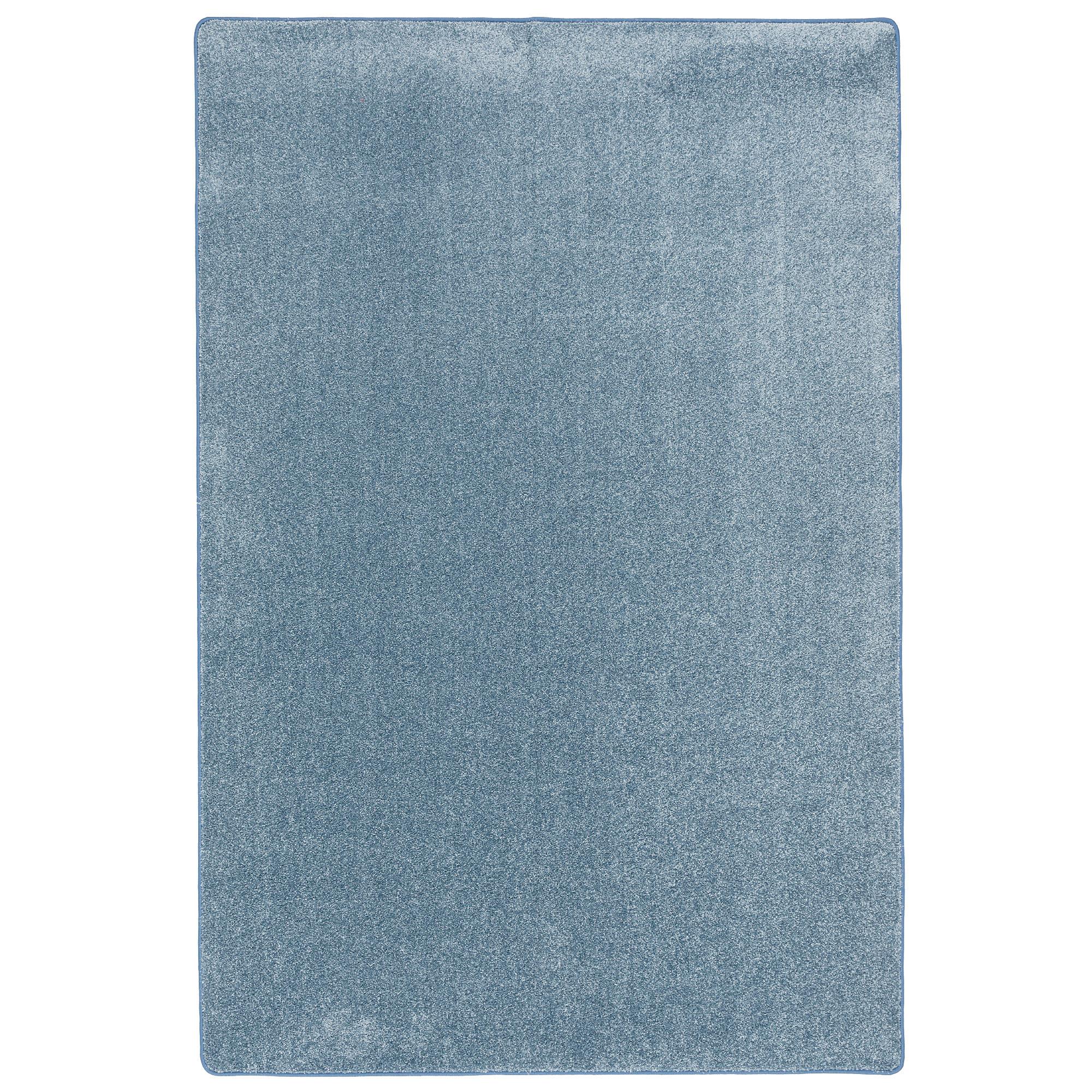 HOCHFLOR VELOURS TEPPICH LUNA - Blau, Textil (80/200cm) - Snapstyle