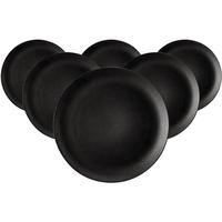 SPEISETELLER Liberty Velvet Black schwarz ø 27,9 cm 6er Set - Schwarz, Keramik (27.9cm) - Seltmann Weiden