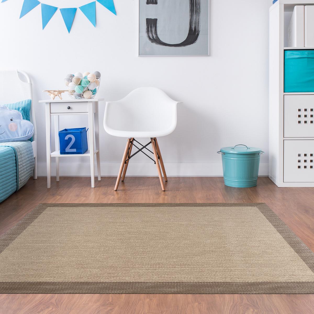 TEPPICH Premium en Vinyle Hellbeige 60x90 cm - Grau, Kunststoff (60/90cm) - STORESDECO