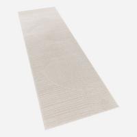 KURZFLORTEPPICH, mit Struktur, Florhöhe 6 mm, Creme, 80 x 250 cm - Creme, Textil (250/80cm) - KADIMA DESIGN