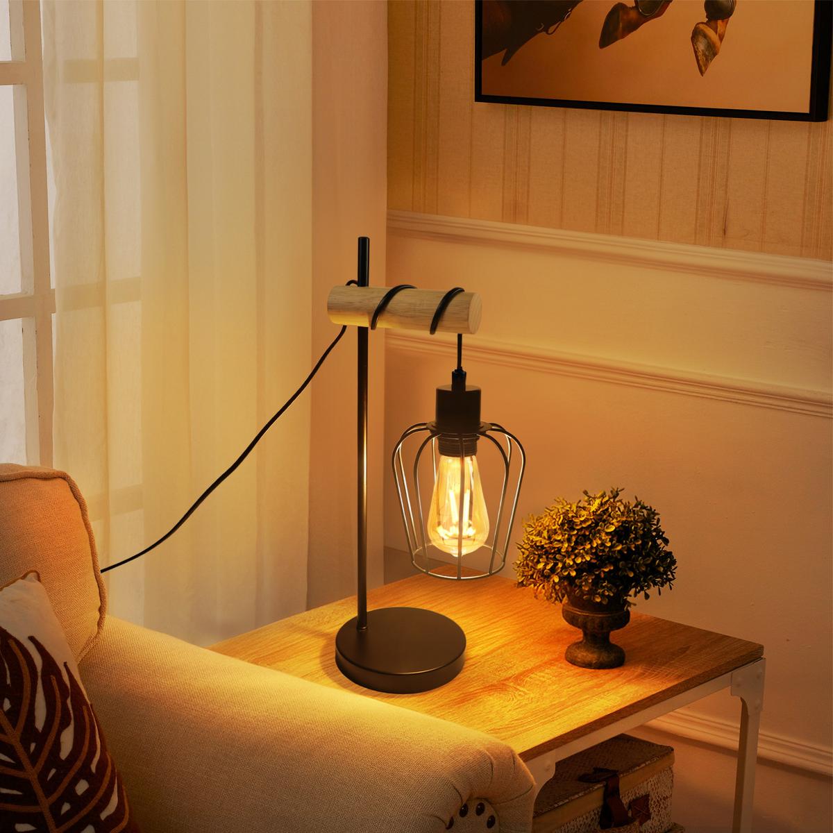 TISCHLAMPE Eira 46/20/15 cm - Braun, Metall (46/20/15cm) - ZMH