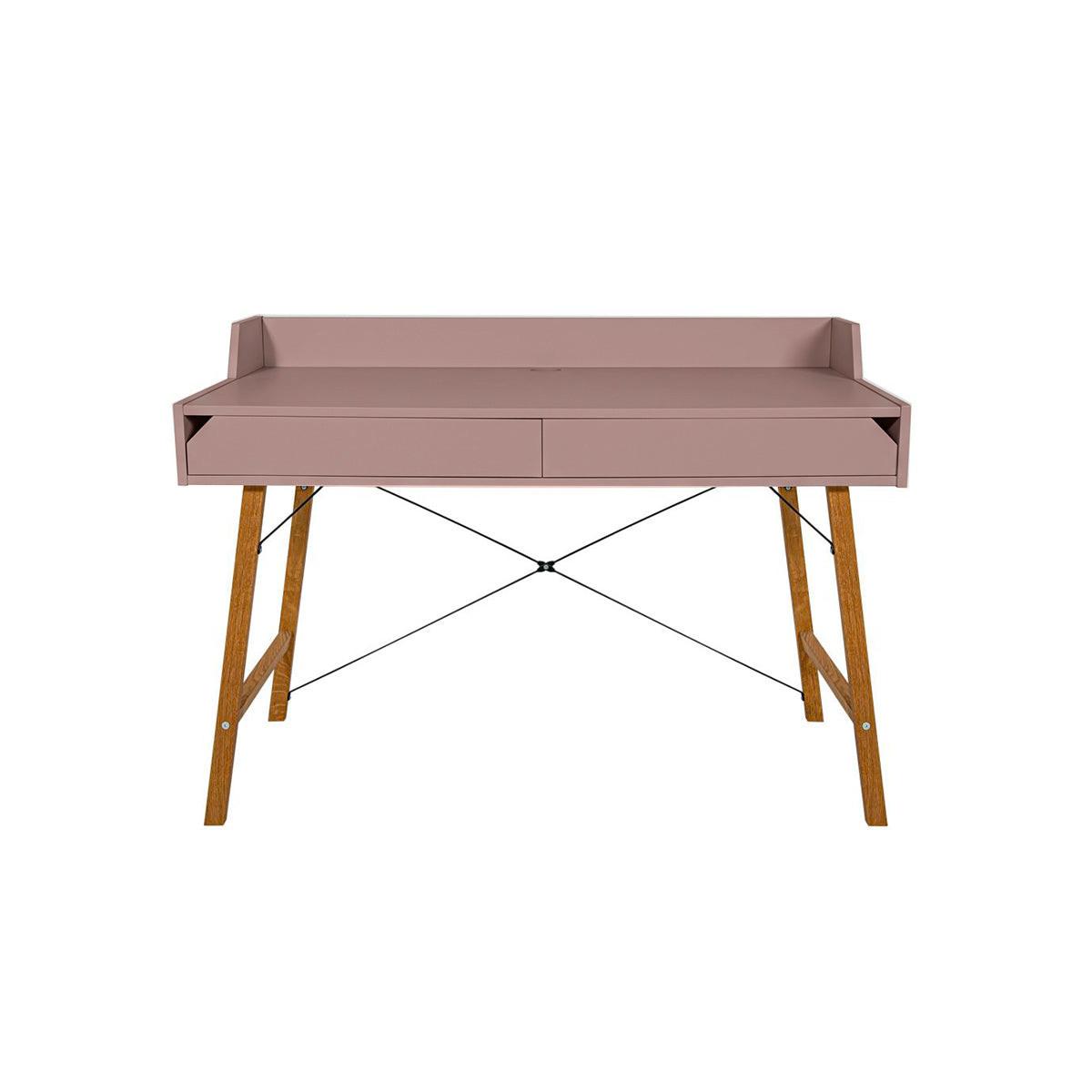 SCHREIBTISCH Lotta Rose - Rosa, Holzwerkstoff (120/60/86cm) - Petits-meubles
