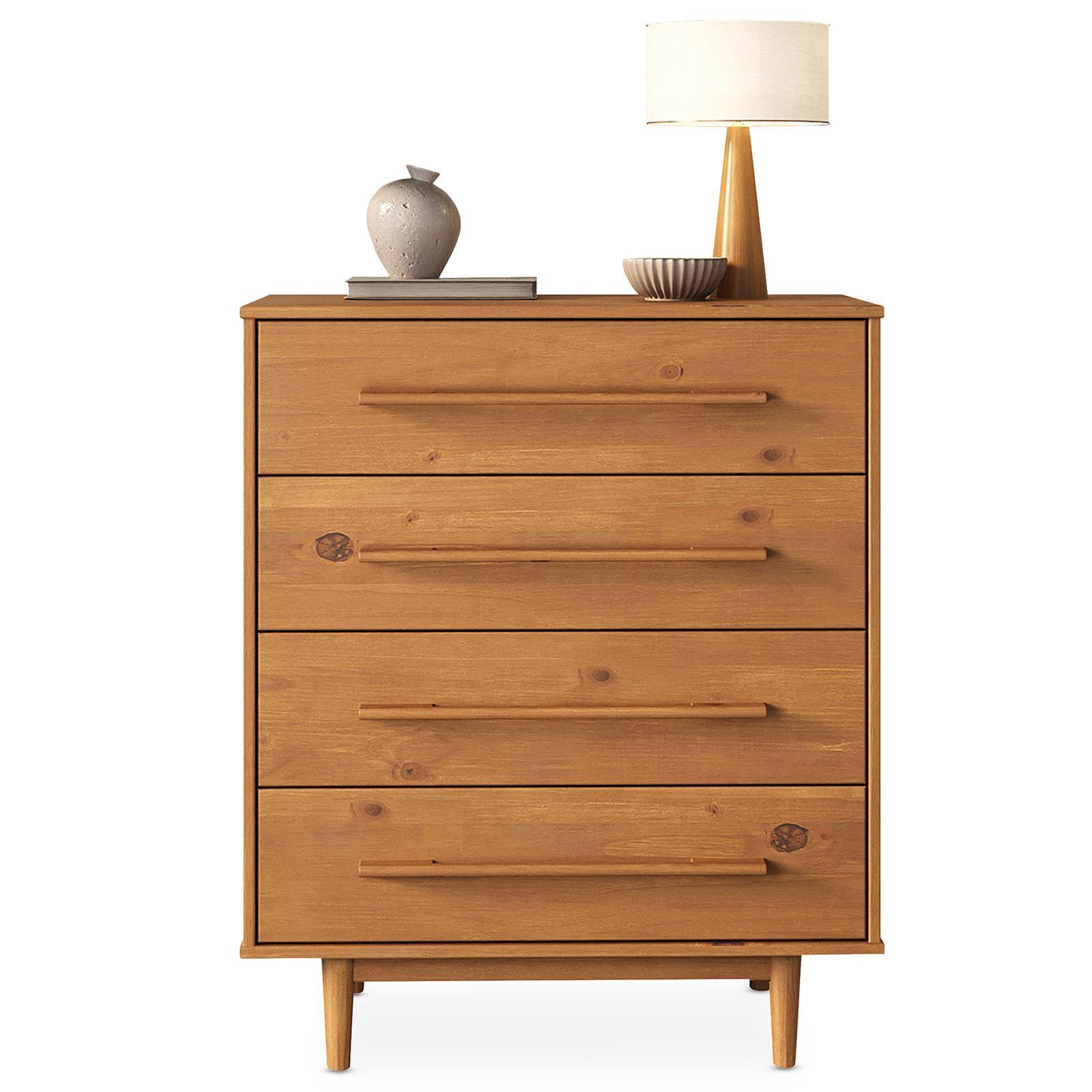 KOMMODE TECCA Eiche - Eichefarben, Holz (80/96/41cm) - IDIMEX