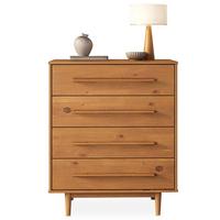 KOMMODE TECCA Eiche - Eichefarben, Holz (80/96/41cm) - IDIMEX