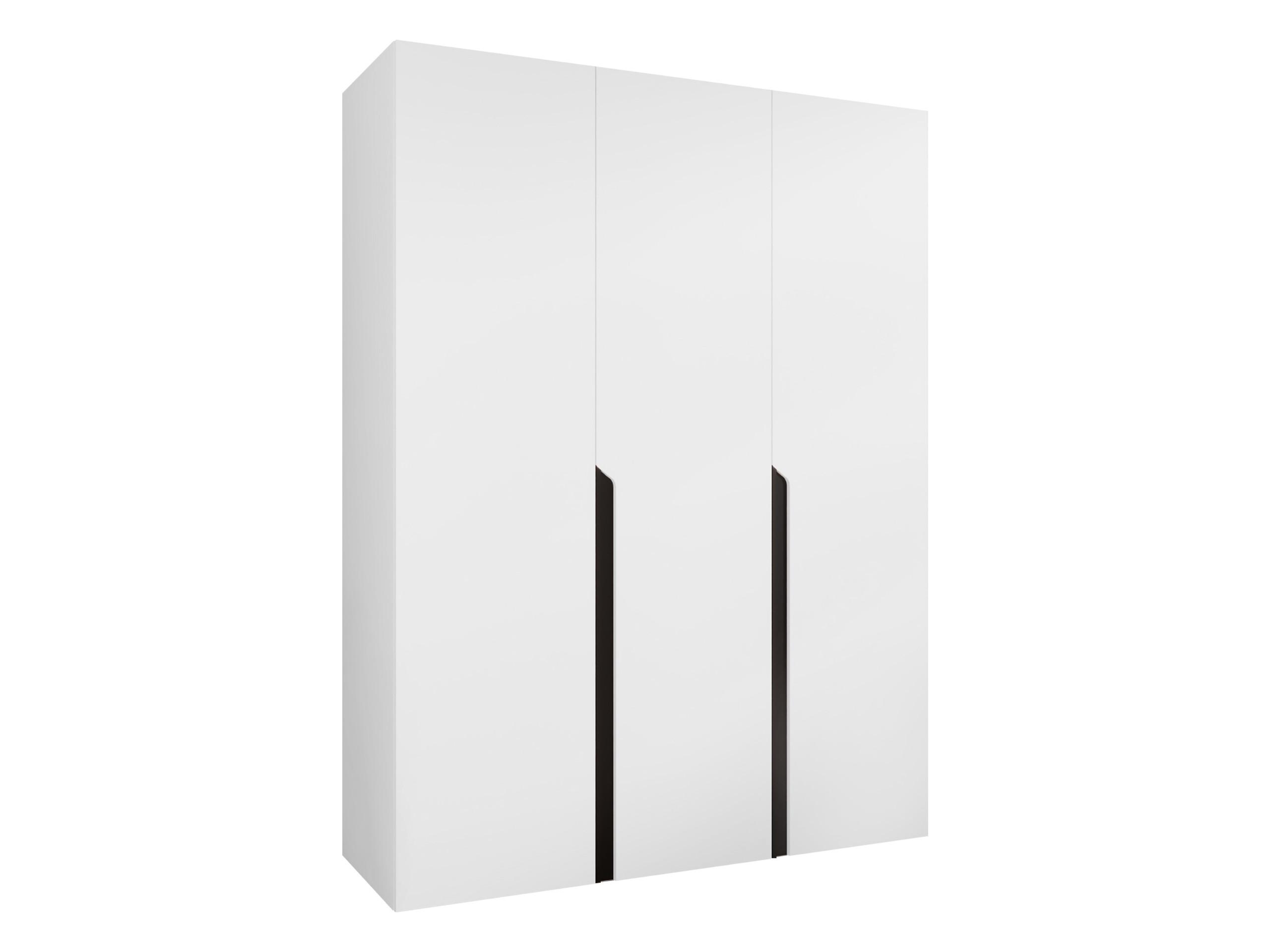 DREHTÜRENSCHRANK Mila I 150 - Schwarz/Weiß, Holzwerkstoff/Kunststoff (150/202/52cm) - MIRJAN24