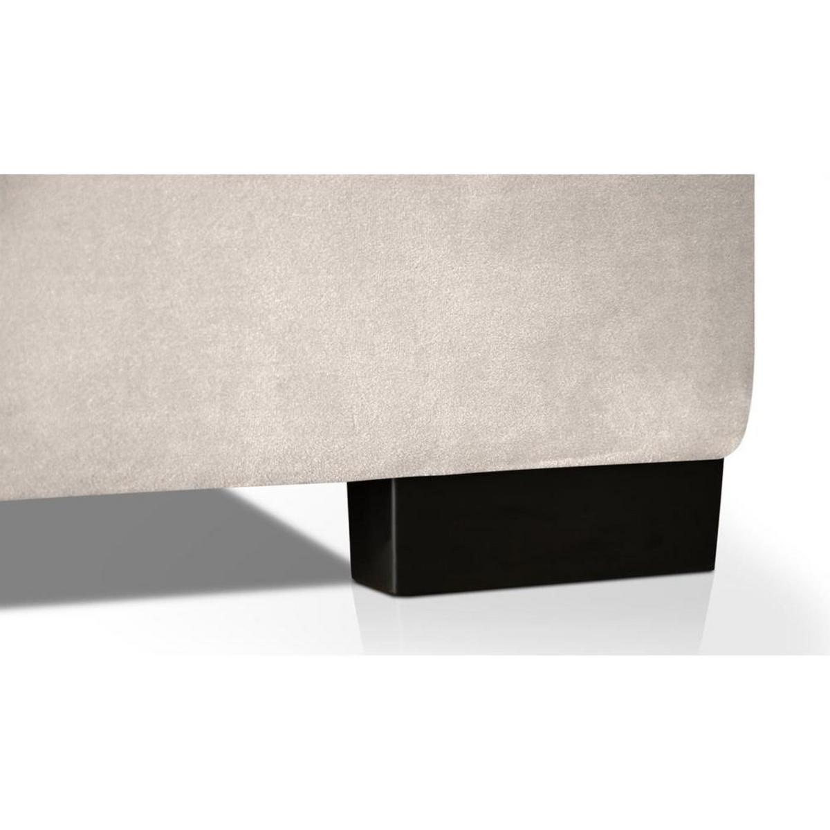 POLSTERBETT Eric 94/207/105 beige - Beige, Holzwerkstoff/Textil (90/200cm) - Beautysofa
