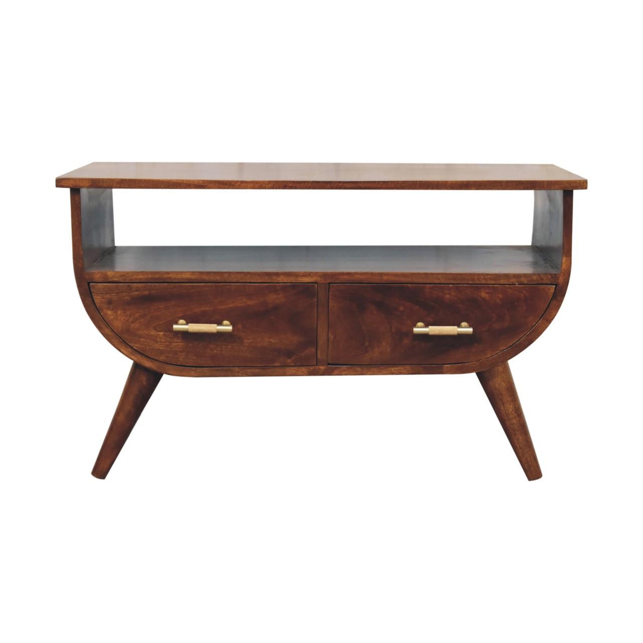 COUCHTISCH Agra - Braun, Holz (80/55/47cm) - Artisan Furniture