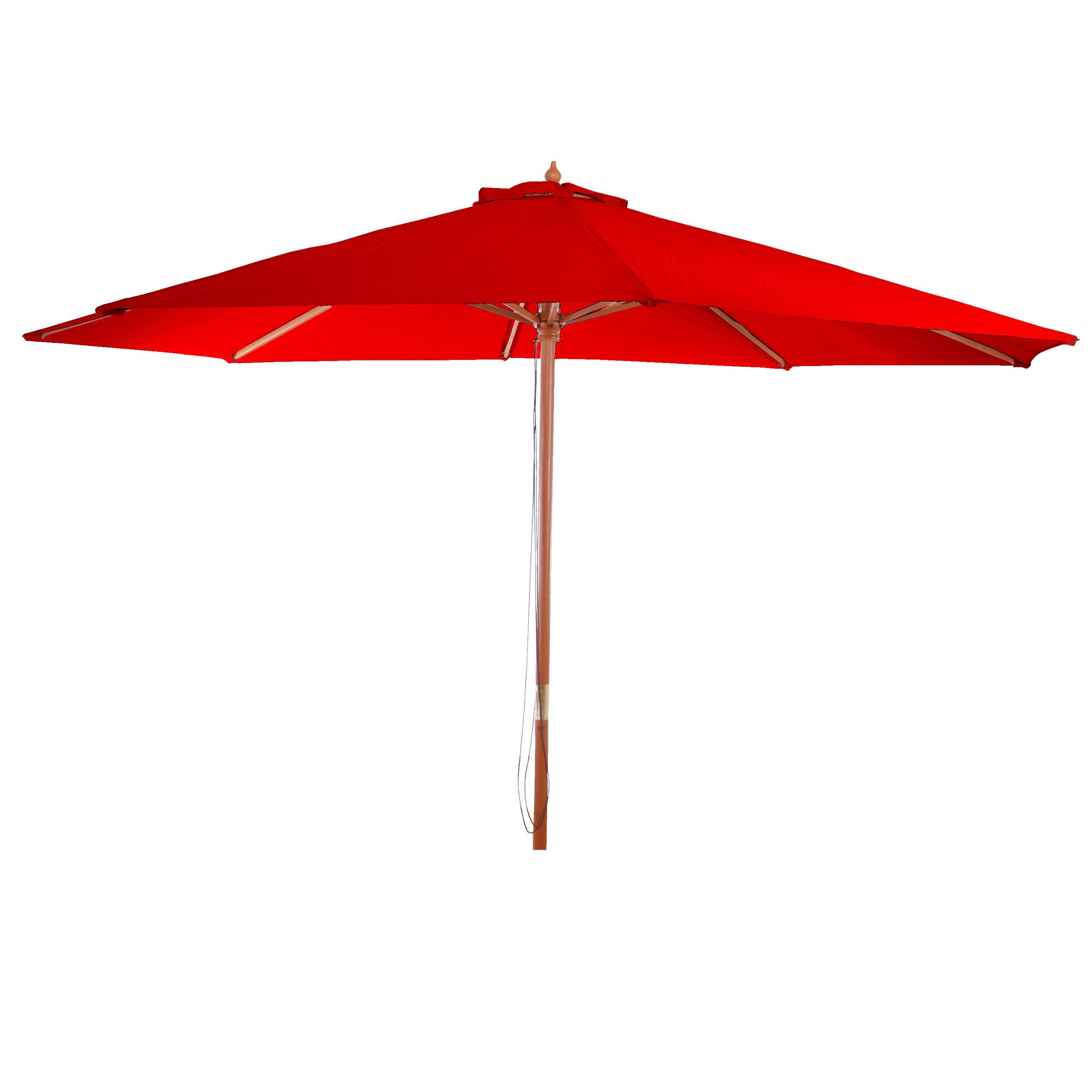 SONNENSCHIRM Bordeaux - Bordeaux, Holz (350/350cm) - MCW
