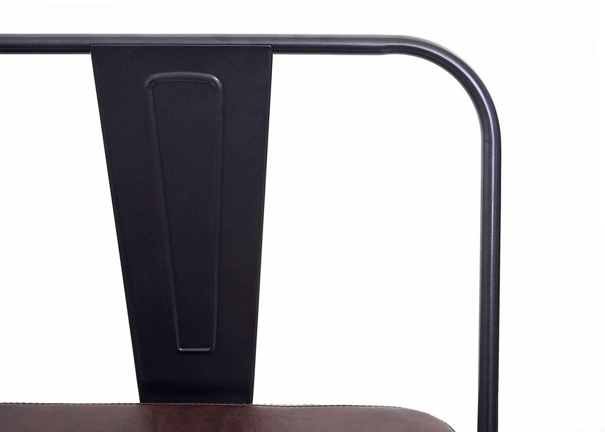 3ER-SITZBANK Schwarz, Braun - Schwarz/Braun, Metall (153/80/56cm) - MCW