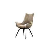 DREHSTUHL SIVO Beige Webstoff - Beige, Textil (57/95/56cm) - KAWOLA