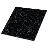 FLIESENAUFKLEBER 9 Stück 30x30 cm selbstklebend Klassischer schwarzer Boden - Schwarz, Textil (30/1.6/30cm) - TULUP