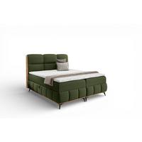 BOXBETT Charlie - Grün, Holzwerkstoff/Textil (140/200cm) - Fun Möbel