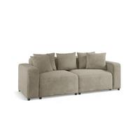 SOFA Megan 2-sitzer In Poso - Beige, Holzwerkstoff/Textil (236/75/98cm) - Fun Möbel