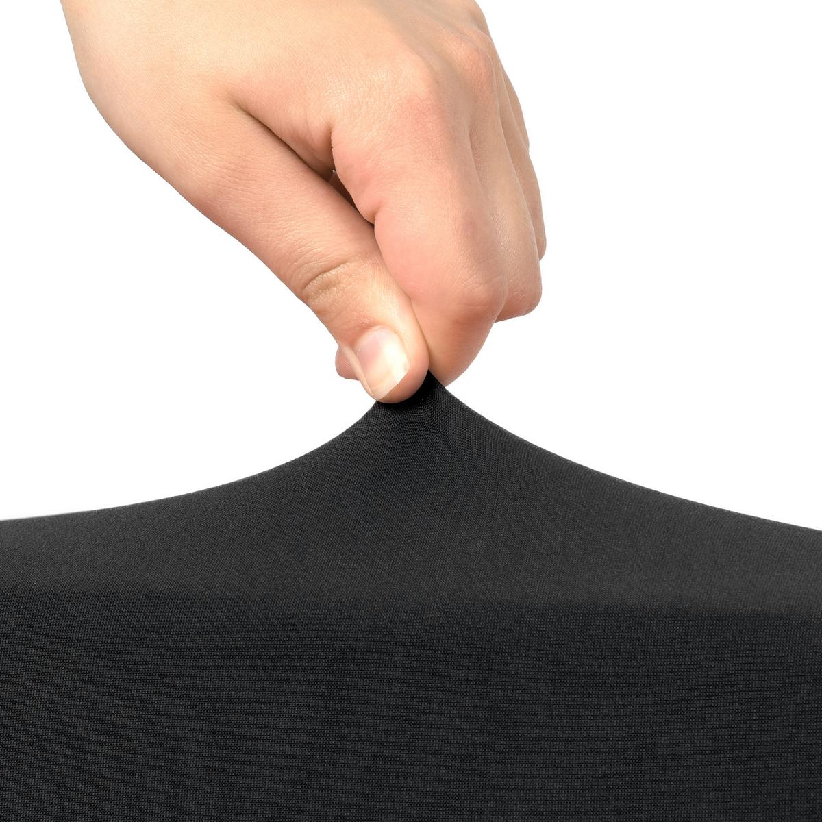 STEHTISCHHUSSE Stella Ø 70 cm Schwarz - Schwarz, Textil (70/120cm)