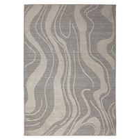 TEPPICH Waschbar LEAM, abstrakt, Grau, 200 x 310 cm - Grau, Textil (310/200cm) - KADIMA DESIGN