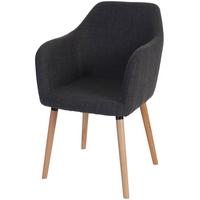 ESSZIMMERSTUHL Grau, Schwarz - Schwarz/Grau, Textil (58/88/64cm) - MCW