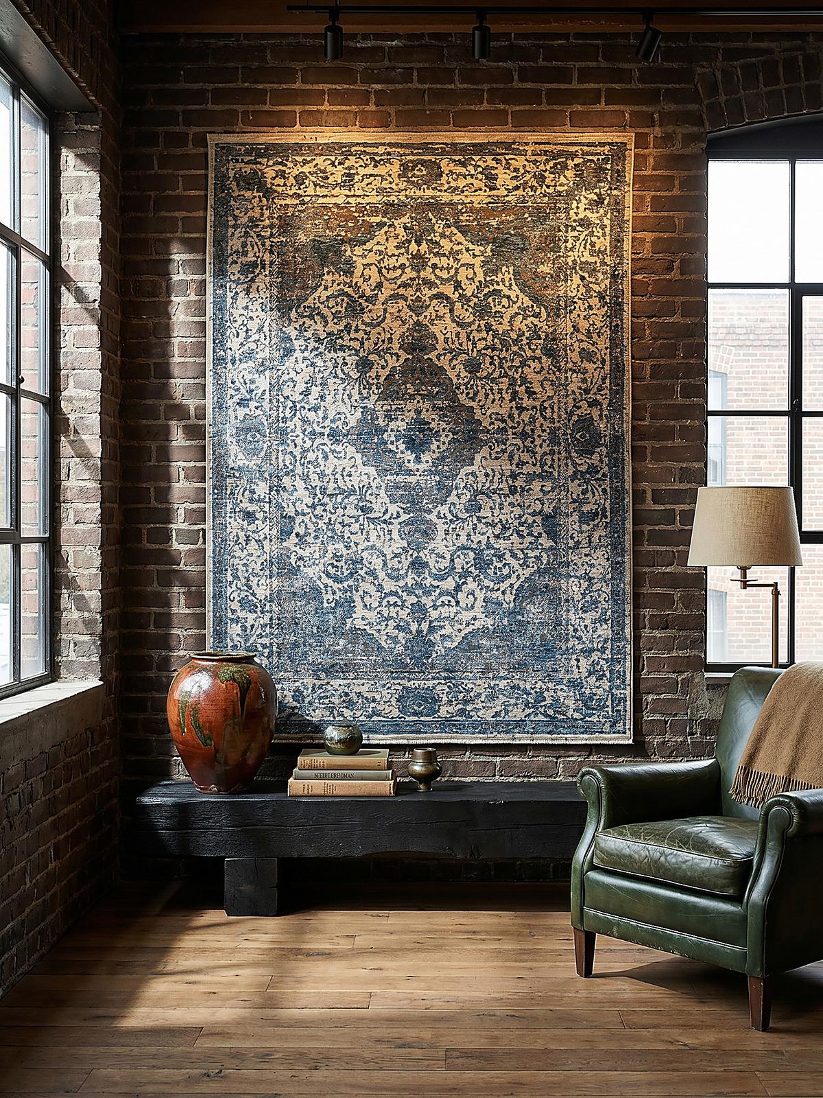 TEPPICH ADUR, orientalisch mit Medaillon, Blau, 160 x 230 cm - Blau, Textil (230/160cm) - KADIMA DESIGN