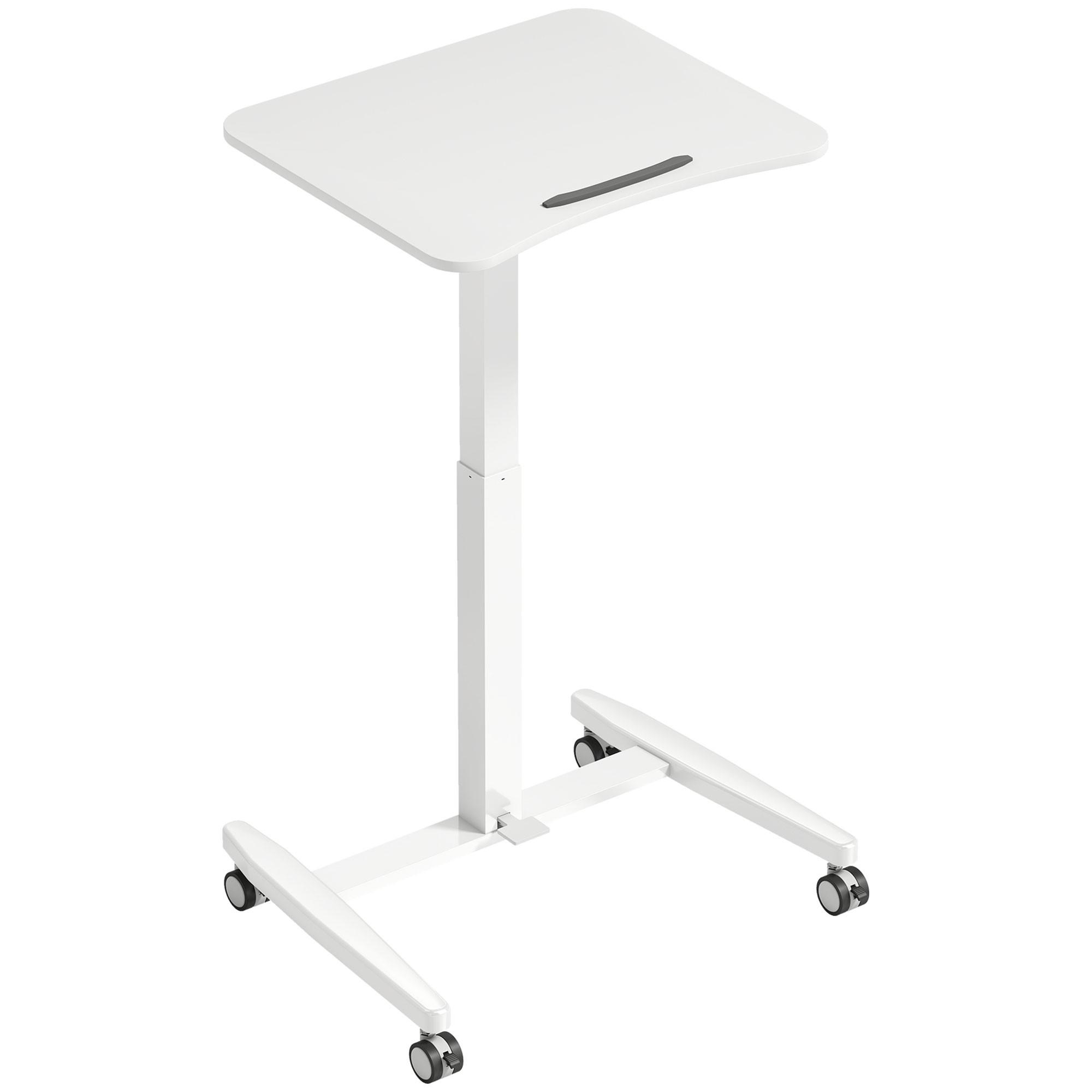 STEHPULT MDF Stahl Weiß - Weiß, Holzwerkstoff/Metall (60.5/52/114cm) - HOMCOM