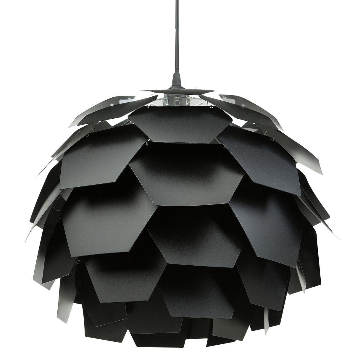 HÄNGELEUCHTE Segre 60/60/180 cm - Schwarz, Kunststoff (60/60/180cm) - Beliani