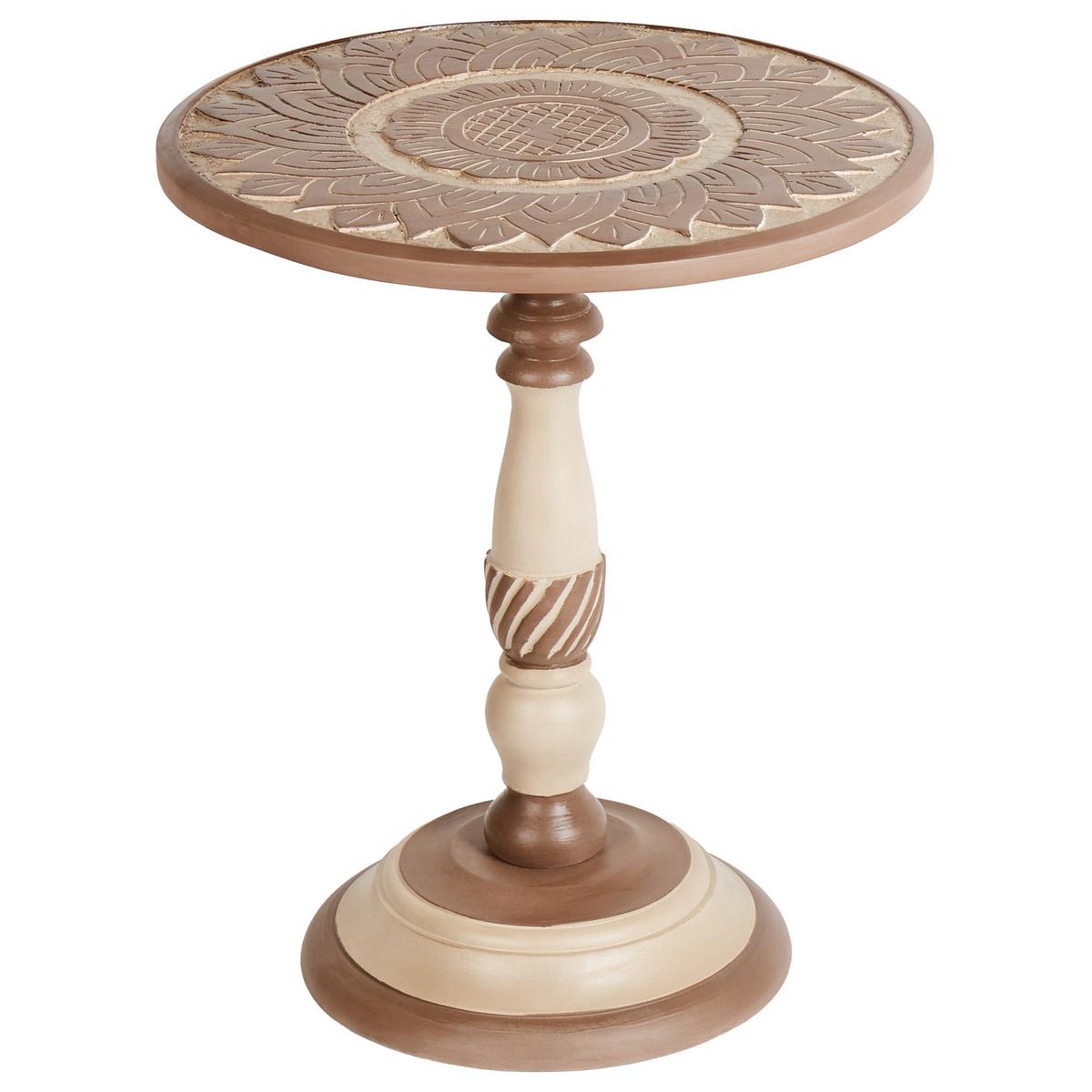 BEISTELLTISCH Mangoholz Braun Eulo - Braun, Holz (45/45/53cm) - Beliani