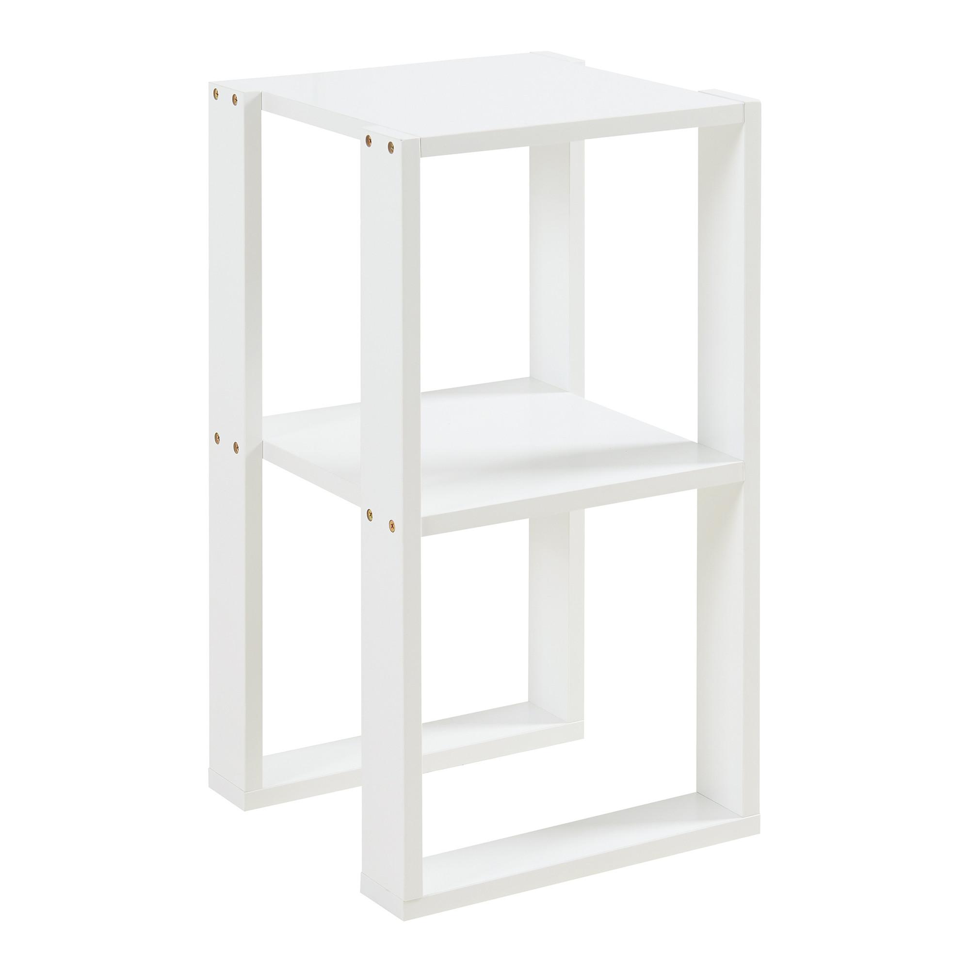 BEISTELLTISCH Thyholm - Weiß, Holzwerkstoff (30/30/55cm) - [en.casa]