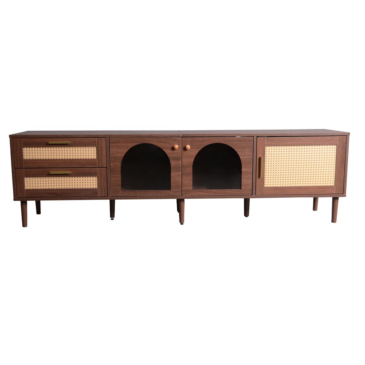 SIDEBOARD Braun 180/40/50 cm - Braun, Holzwerkstoff (40/50/180cm) - Urban Meuble