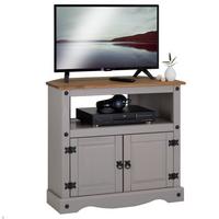 TV RACK RAMON - Naturfarben/Grau, Holz (85/79/43cm) - CARO-Möbel