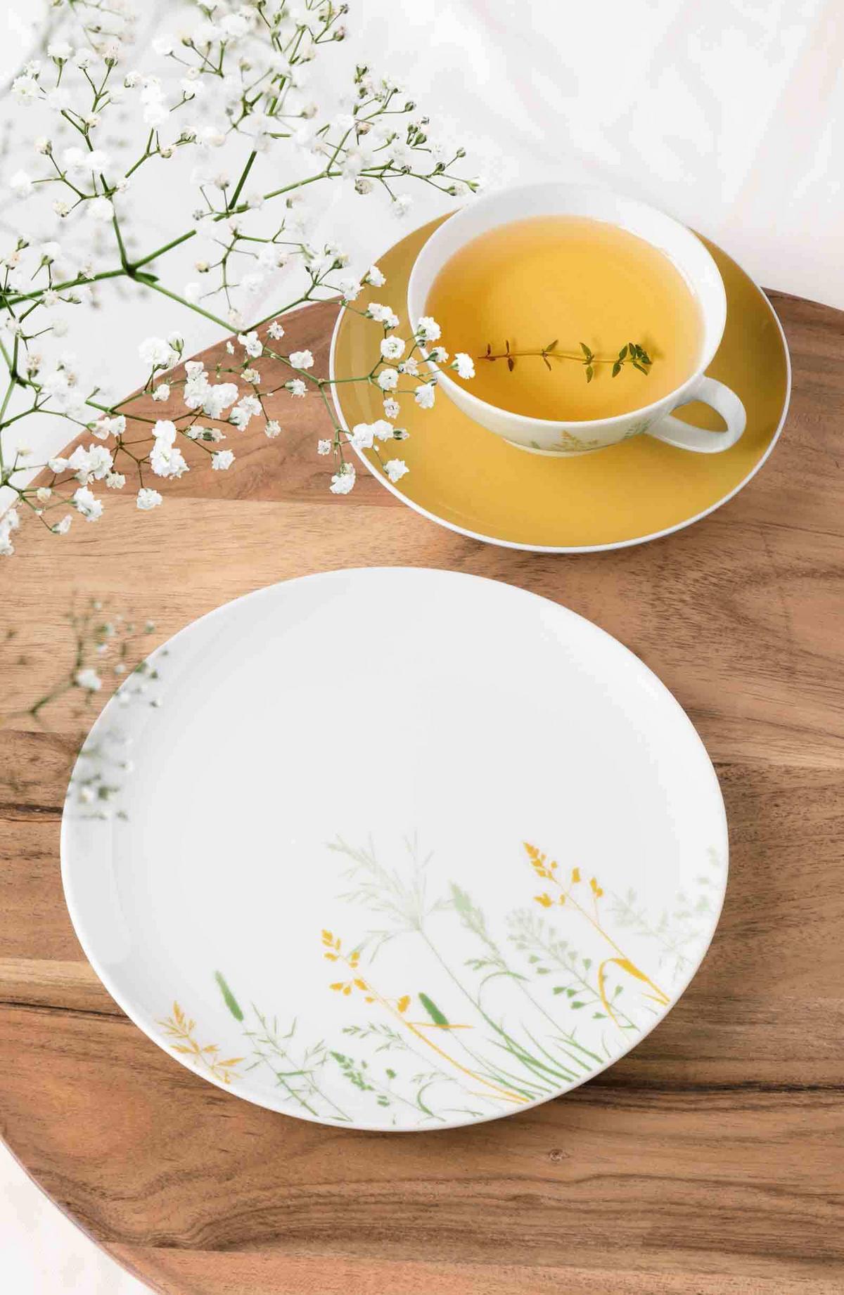 KAFFEESERVICE Liberty Meadow Grasses gelb 18-tlg. - Gelb, Keramik (24/18.1/43cm) - Seltmann Weiden