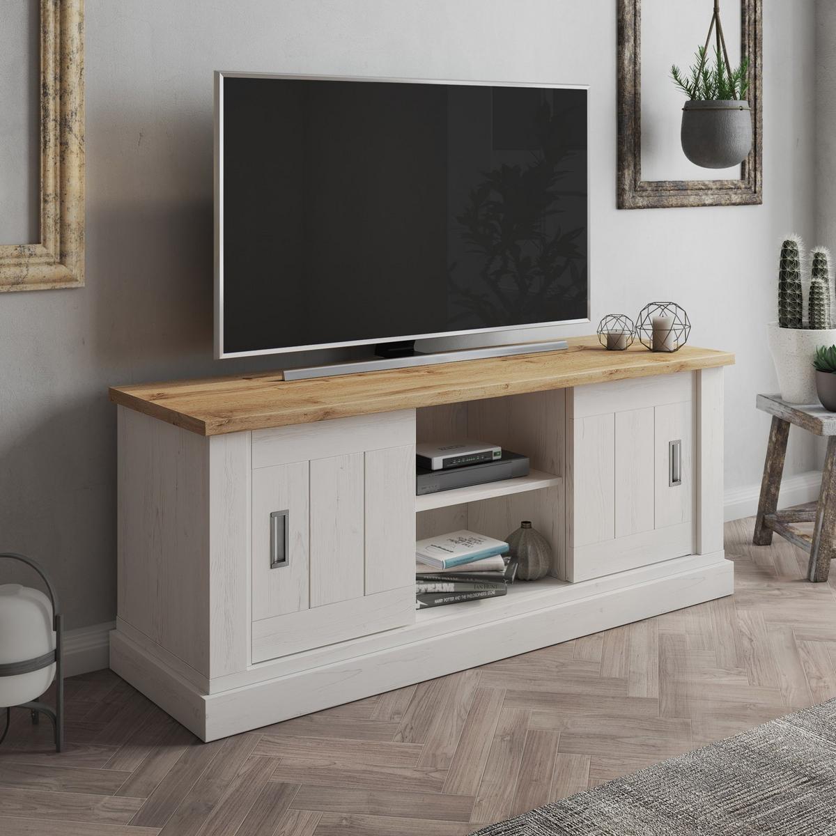 TV Element VINCI II Andersen-Kiefer - Eichefarben, Holzwerkstoff (145/60/46cm) - Lookway